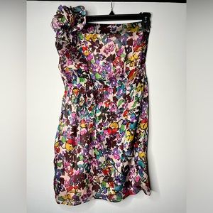 MM Couture one shoulder dress